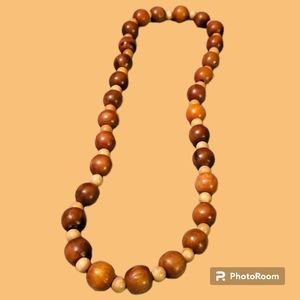 Group-Wooden Dream Plus Hand Made  multi-tone wooden necklace.